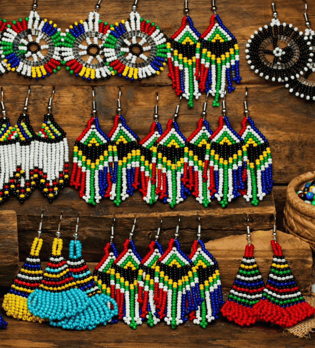 Beaded earrings