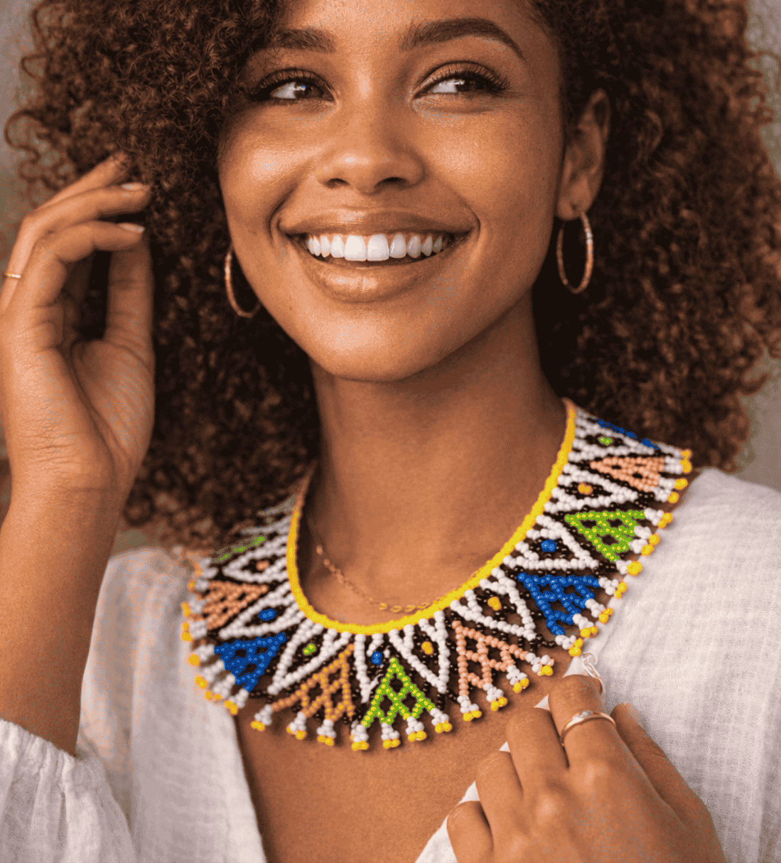 Beaded necklaces